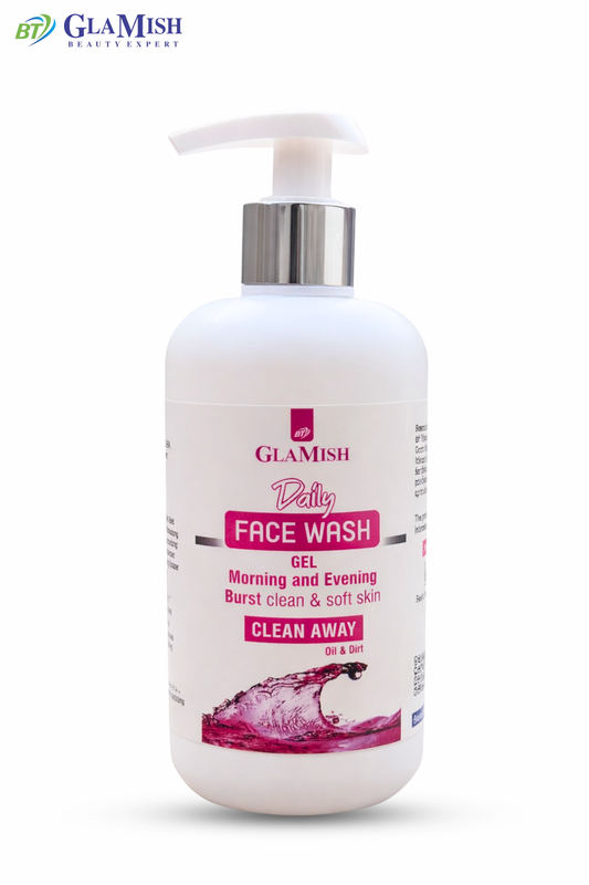 Glamish Daily Face Wash Gel – Deep Cleansing & Oil Control Face Cleanser