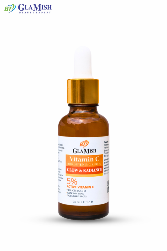 Glamish Vitamin C Serum – Brightening & Glow Radiance Formula (5%)