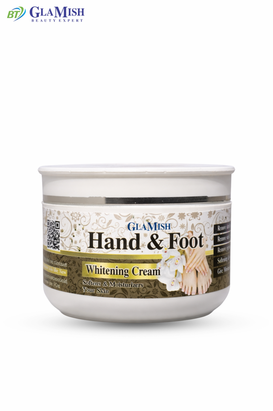 Glamish Hand & Foot Whitening Cream – Moisturizing & Skin Softening Care